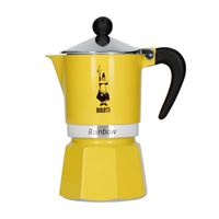 Bialetti Coffee Pot Rainbow 3 Cup 130ml Yellow Bialetti Coffee Pot Rainbow 3 Cup 130ml Yellow