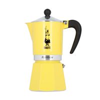 Bialetti Coffee Pot Rainbow 6 Cup 270ml Yellow Bialetti Coffee Pot Rainbow 6 Cup 270ml Yellow
