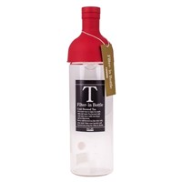 Hario Cold Brew Tea Filter-In Bottle Red Hario Cold Brew Tea Filter-In Bottle Red