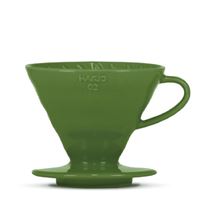 Hario Ceramic Dripper V60-02 Dark Green + 40 filters Hario Ceramic Dripper V60-02 Dark Green + 40 filters